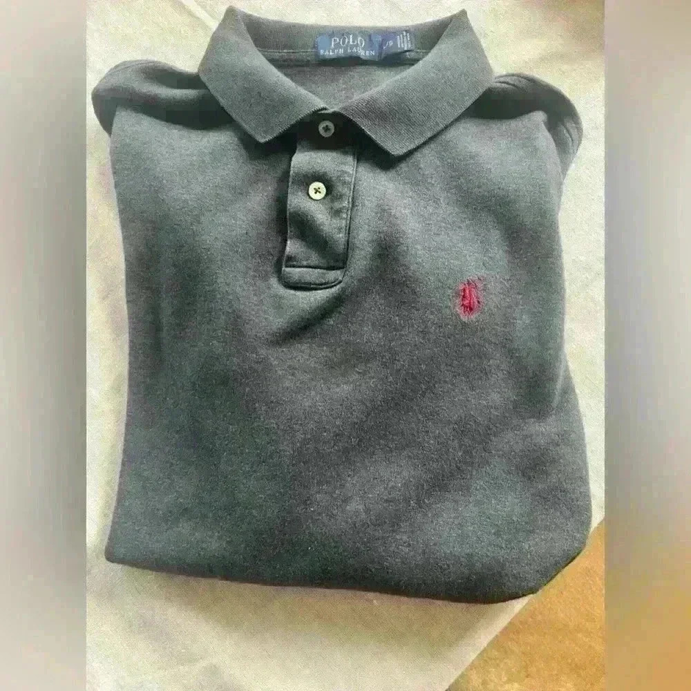 Men’s Polo Ralph Lauren long sleeve 100% cotton shirt L very good condition gray - Picture 11 of 11